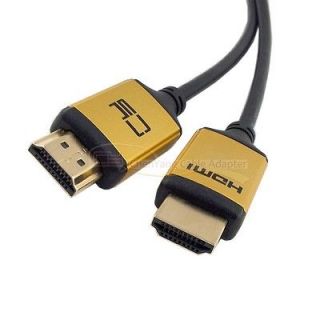 Thin HDMI male to HDMI male 1.4 cable 1.8m with Gold Alloy shell