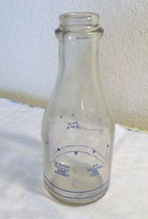 Antique Milk Bottle Duraglas Darco Milk Bottle Cloverlake War Bonds