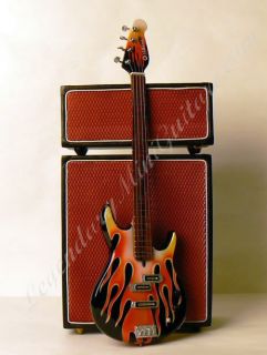 Michael Anthony Flame Bass Miniature Bass Replica and Mini Vintage