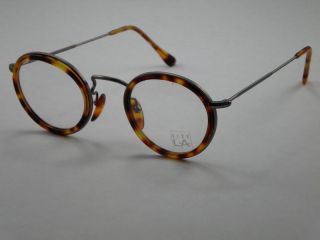 5500 Vintage Unisex Round Insert Cellulose Acetate Eyeglasses Austria