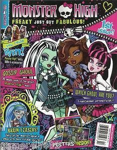 Monster High Magazine Issue One #1 2012 Winter Premiere Doll Figure