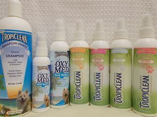 Tropiclean Dog Products (Shampoo, Itch Relief Spray, & Pet Spray