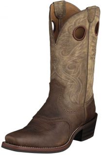 Ariat Mens NEW Heritage Roughstock 10002230 Brown Leather Western