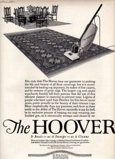 vintage vacuum cleaner in Advertising