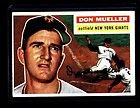 1956 Topps Baseball 241 Don Mueller UER Giants PSA 8 NM MT