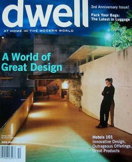 DWELL Prefab Home Arthur Erickson Modern House 3rd Anniversary Issue
