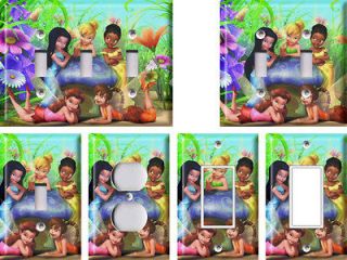 Disney Fairies Single Light Switch Cover Kids Room Decor