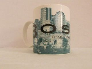 Starbucks Coffee Mug Cup Boston Architect City 2002 Beantown Skyline