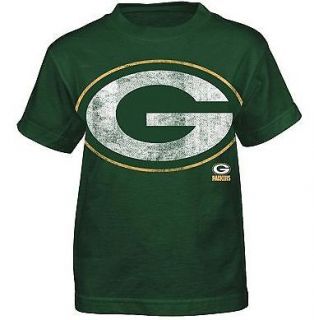 Reebok Green Bay Packers Oversized Logo Tee (T shirt)   NFL Team