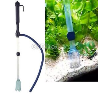 Aquarium Siphon Water Filter Cleaner Washer Battery Auto Fish Tank