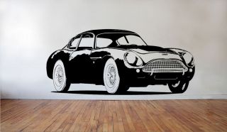 DB4 Aston Martin Car Giant Wall Art,Stickers Mural,Vinyl,La rge WA215