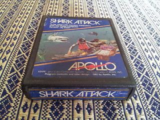 SHARK ATTACK   atari 2600 cartridge cart game