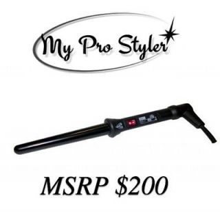 The Wand Ceramic Curling Iron 25/18m m By My Pro Styler PInk/Black