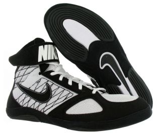 Newly listed Nike Takedown Mens Wrestling Shoes Black/white Size 7.5