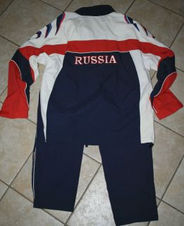 TEAM RUSSIA 2004 2006 ATHLETE ISSUED TRACK SUIT SIZE XL MALKIN
