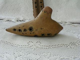 vintage clay flute glazed ocarina pottery sweet potato whistle flute