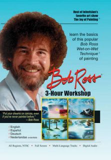Bob Ross 3 Hour Workshop (DVD, 2009, 3 Disc Set)