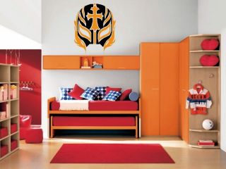 WWE Rey Mysterio Mask Full Colour Wall Sticker
