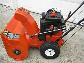 ARIENS 2 STAGE SNOW BLOWER ST 270 ELECTRIC START/NEW TIRES 20 CUT