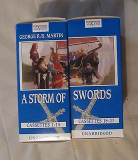 Storm od Swords George R R Martin Book 3 AUDIO BOOK cassettes