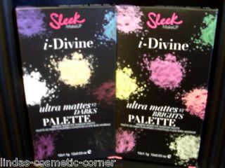 Sleek I  Divine Mineral Based Eyeshadow Palette Ultra Mattes V1