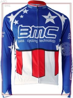 BMC USA TEAM LONG SLEEVE CYCLING JERSEY BIKE SHIRT RACING size S 3XL