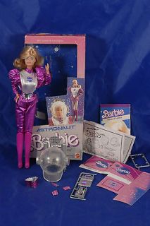 1985 ASTRONAUT BARBIE Doll Complete w Helmet + BOX #2449 Girls Can Do