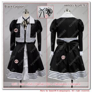 BLACK LAGOON Hansel And Gretel Sister Cosplay Costume Any Size