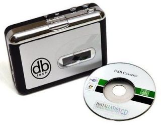 DB Tech Audio USB Portable Cassette Tape to  Convert & Player