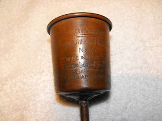 Vintage Coleman Lamp and Stove No. 0 Copper 3 3/4  Filtering Funnel