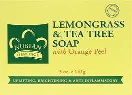 Bar Soap Lemongrass & Tea Tree with Orange Peel Net Wt 5 oz 114g