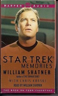Star Trek Memories by William Shatner Abridged Audio Cassette