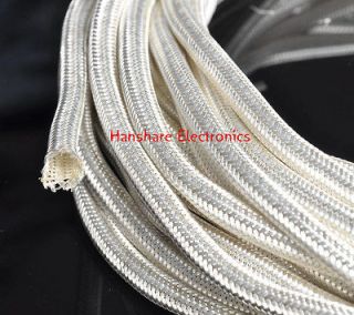 12ft High density silver coated cable shield for 6   8mm audio cables
