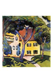 August Macke Art Poster Staudachers house at the Tegernsee 1910