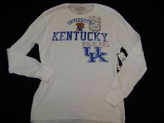 E5 University of Kentucky Wildcats Thermal Long Sleeve T Shirt NWT