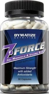 FORCE ZMA Muscle Growth BOOST TESTOSTERONE 90 Caps ZINC MAGNESIUM B 6