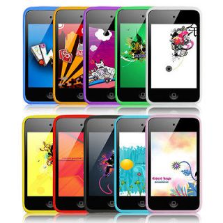 NEW 10 PCS Different Colors Silicone Back Case Cover for iPod Touch