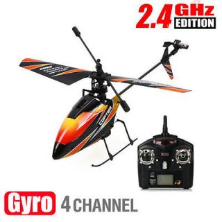 4CH R/C Remote Control Mini Single Propeller Gyro Helicopter V911 OG