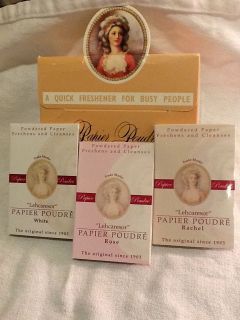New Booklets Of Papier Poudre Color Rachel,White OR Rose