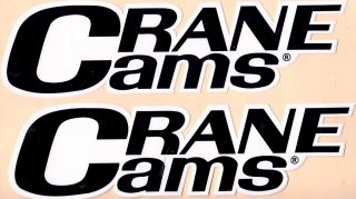 Crane Cams Racing Decal Stickers 11 inch Long Size New