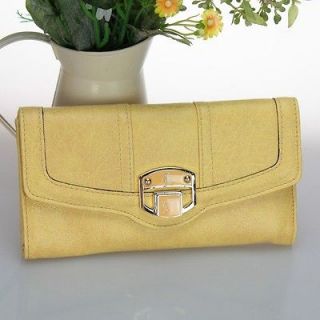 GUESS Edan Slim Clutch Wallet Tote Purse Yellow Gift NWT New
