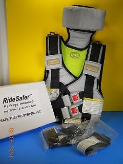 Ride Safer 2 Travel Vest Wearable Car Seat   Teather Crotchbelt