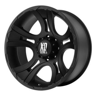 xd matte black wheels rims 6x5.5 6x139.7 qx4 56 axiom rodeo trooper