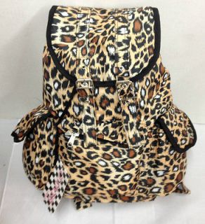 leopard print backpacks