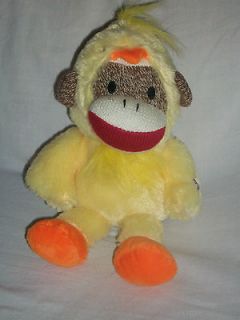 Sock Monkey Duck Chicken Dance MUSICAL Moves Stuffed Animal Plush 10