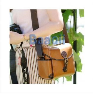 Vintage Camera Bag Mini Phone Bag Case Handbag Shoulder Bag purse lady