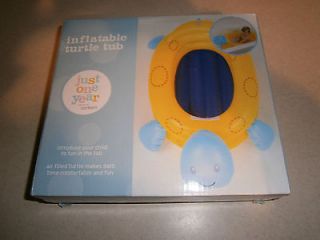 NIB Carters Inflatable TURTLE Tub JUST ONE YEAR