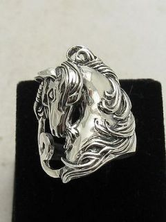 STERLING SILVER RING SOLID 925 HORSE UNICORN NEW SIZE 4   11 EMPRESS