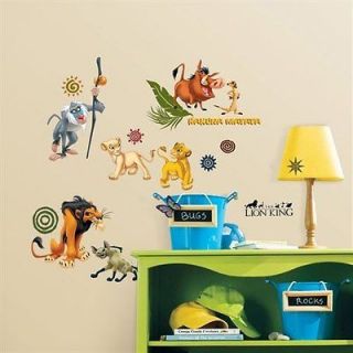 New The LION KING Nursery Bedroom REMOVABLE Wall Sticker Set