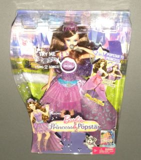 Barbie The Princess The Popstar 2 in 1 Singing Doll Mattel Keira Brown